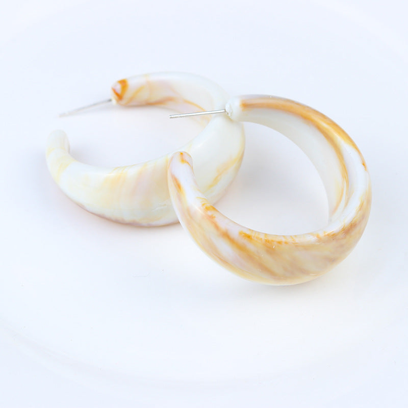 Wholesale  Colorful Candy Color Exaggerated Earrings