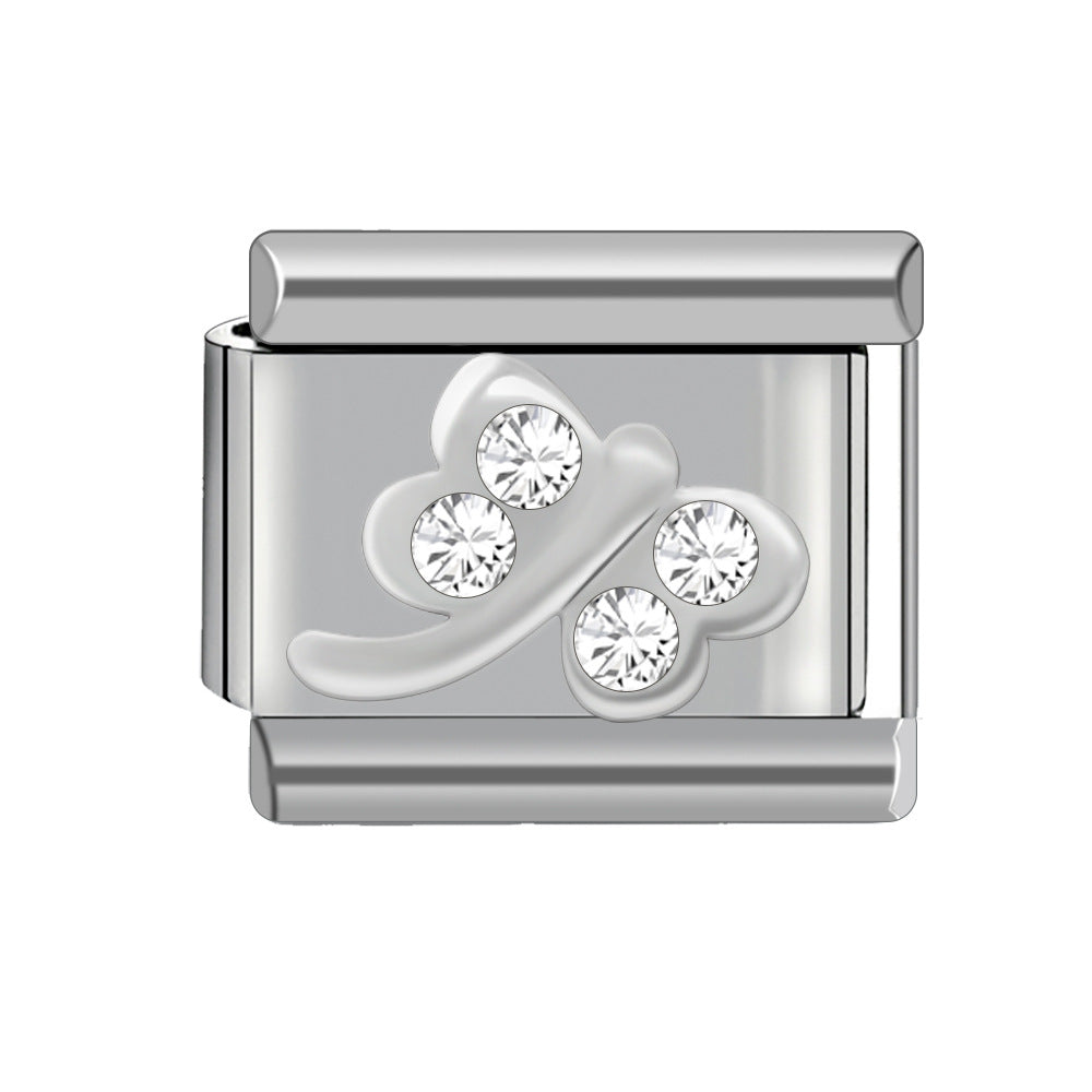 Wholesale Italian Charm Bracelet 9mm DIY Splicing Cute Creative Stainless Steel Composable Bracelet