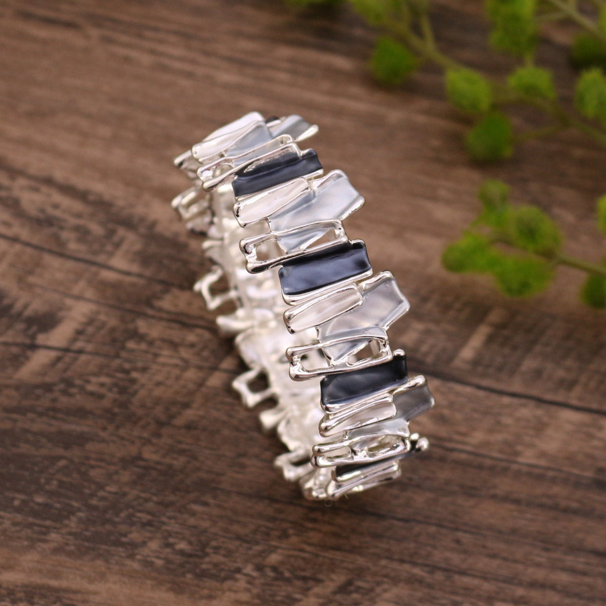 Wholesale Irregular Color Oil Drip Alloy Bracelet ACC-BT-Taol004