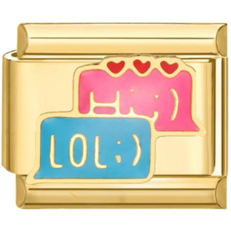 Wholesale Italian Charm Bracelet 9mm DIY  Pineapple Natural Landscape   Creative Stainless Steel Composable Bracelet