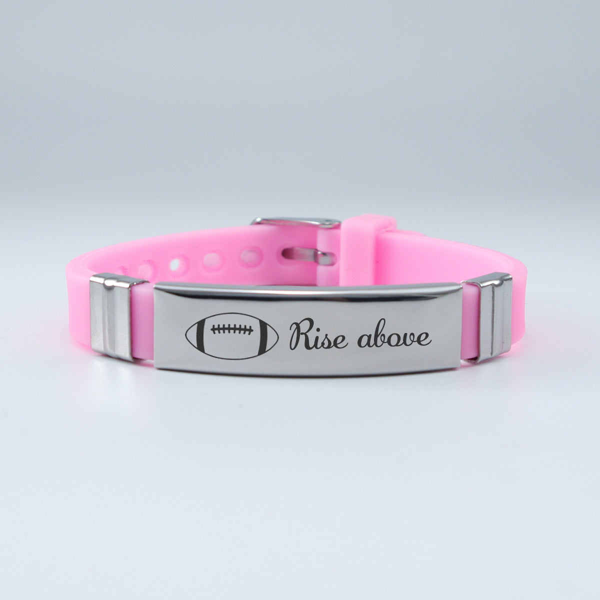 Wholesale Rugby Sports Theme Silicone Bracelet