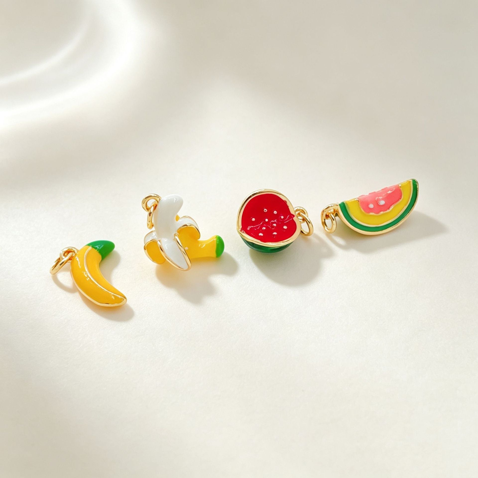 Wholesale Copper Gold-Plated Fruit Pendant Chic Fashion Jewelry Accessory for Party Gift Boutique Resale