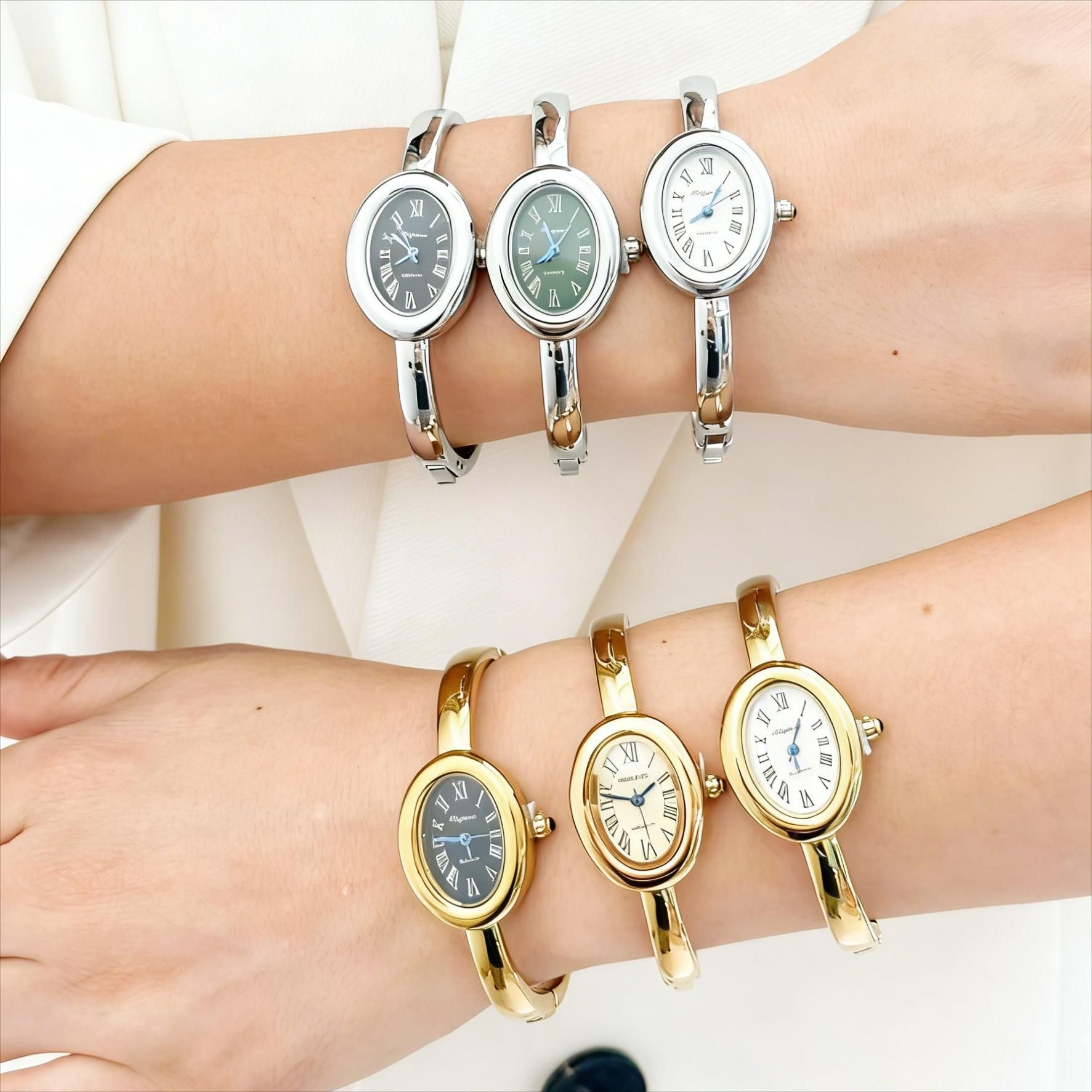 Wholesale Vintage Women' s Bracelet Watch Quartz Waterproof DIY Chain Student Gift Fashion Accessory