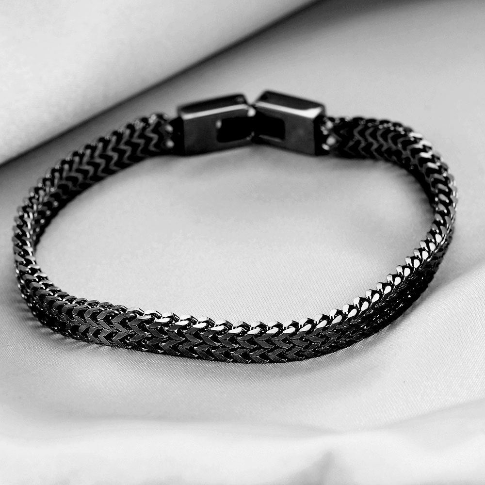 Wholesale Stainless Steel 6MM Keel Snake Chain Bracelet for Men Titanium Steel Bracelet Men's Bracelets ACC-BT-ZhongZhe005