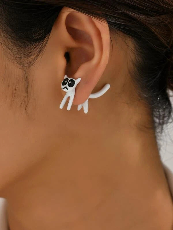 Wholesale Cute Cat Detachable Earrings ACC-ES-FuSu022