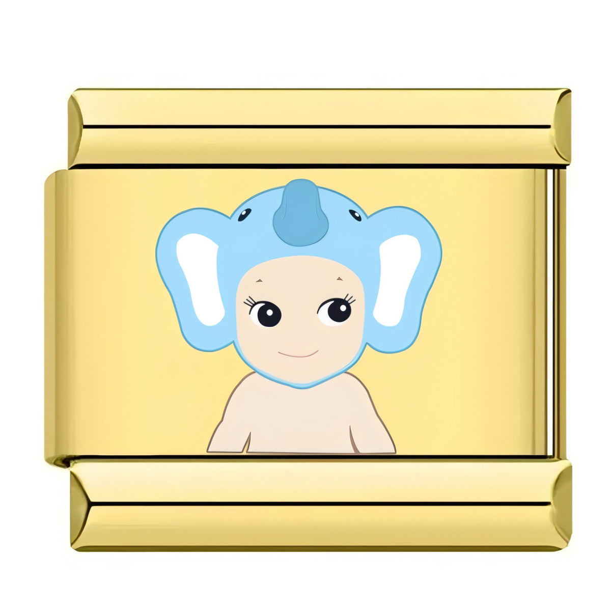 Wholesale 10pcs Italian Charm Bracelet 9mm DIY Splicing Cartoon Cute Stainless Steel Composable Bracelet