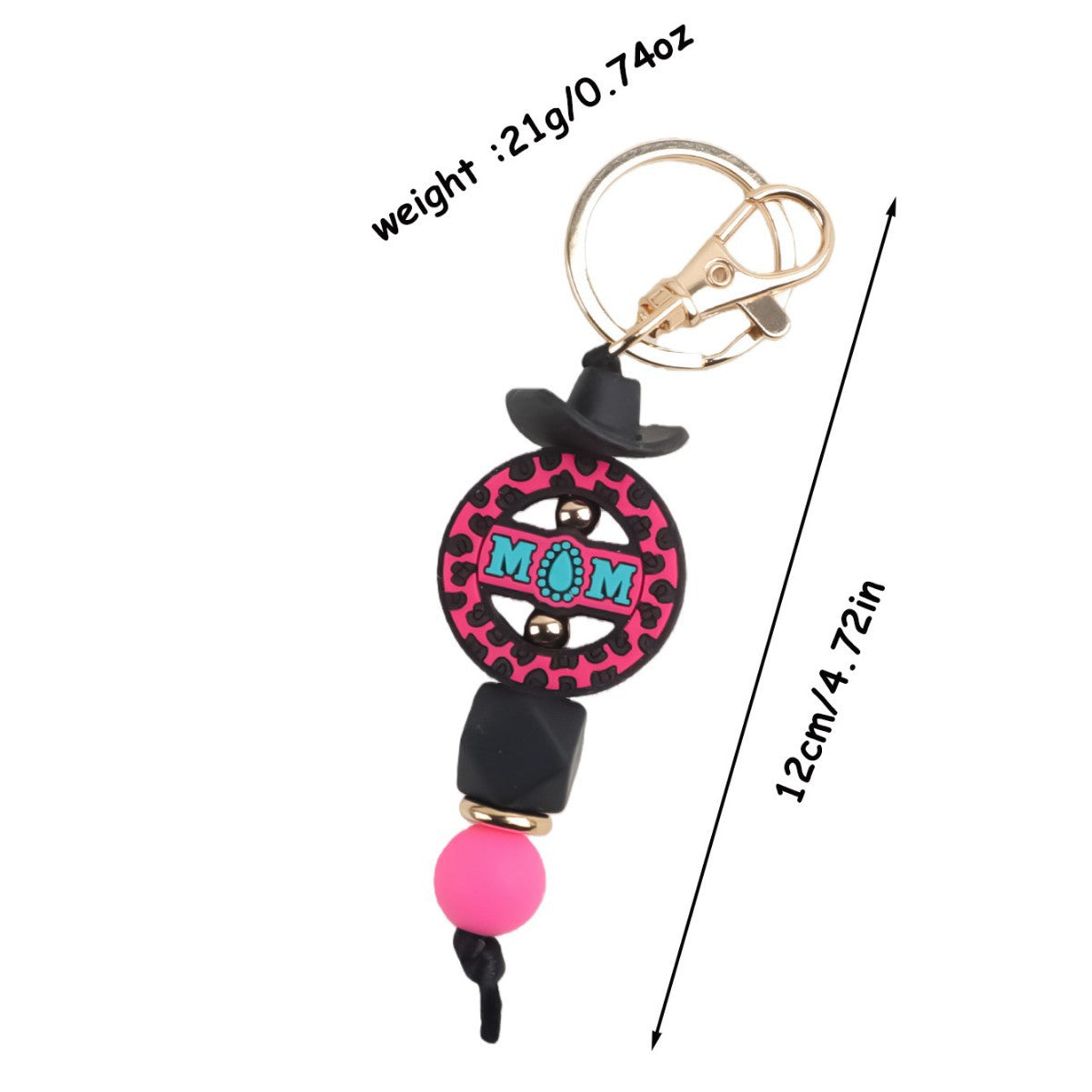 Wholesale Camouflage Silicone Bead Keychain Bracelet Trendy Fashion Accessory For Keys And Bags Everyday Gift For Colleagues