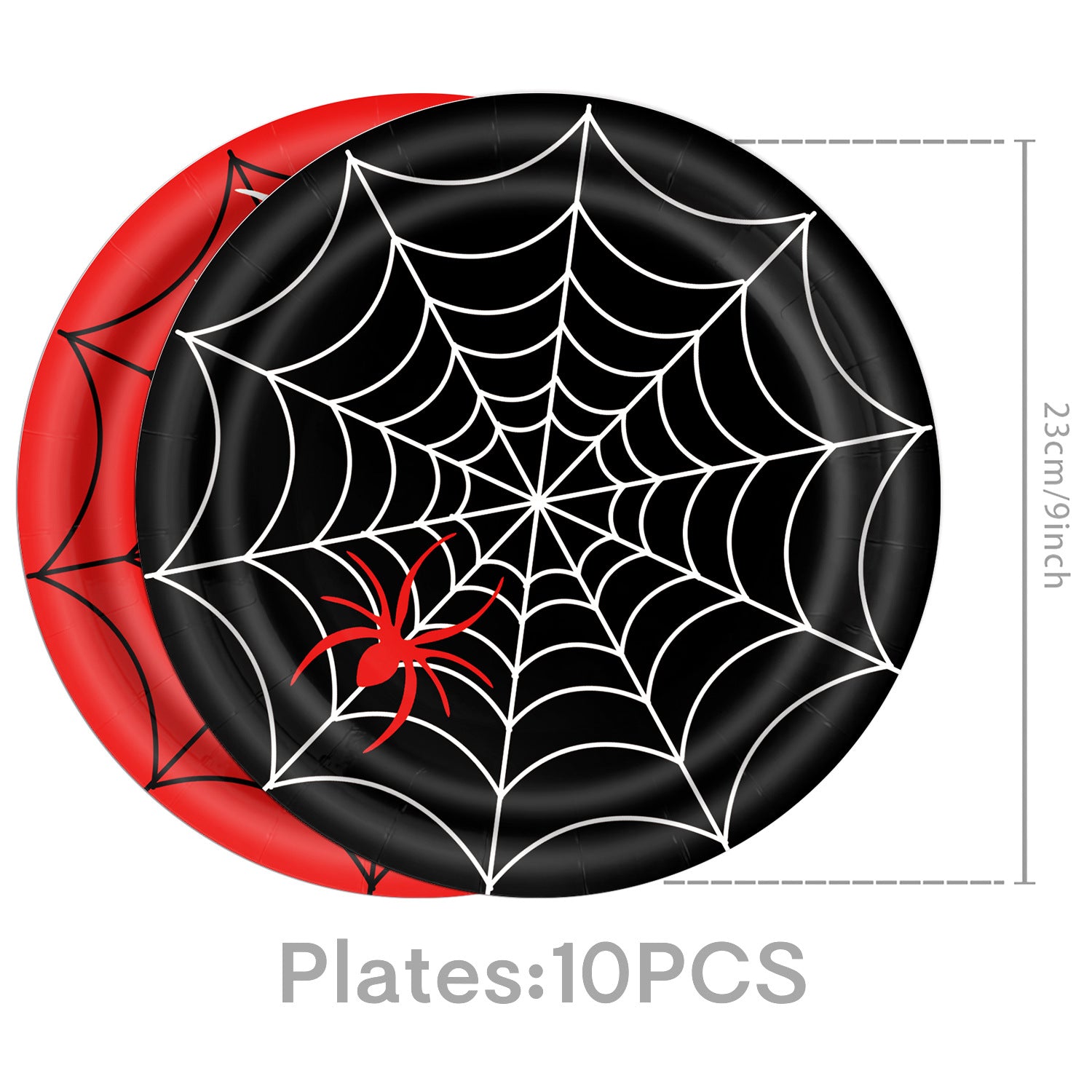 Wholesale   Web Party Pull Flag Banner Paper Plate Decorations