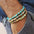 Wholesale  Coconut Shell Wood Multi-layer Stacked Wear Bracelet suit