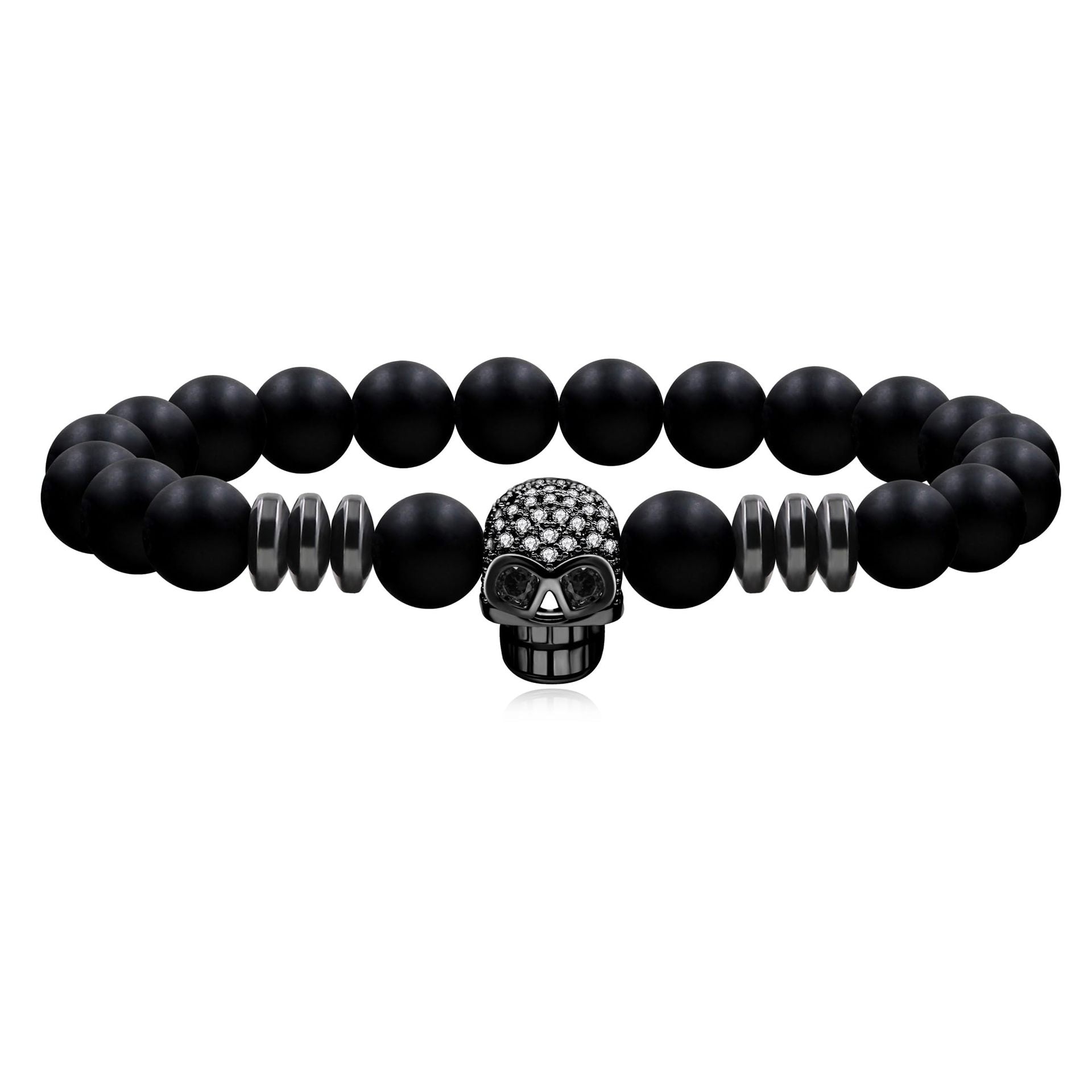 Wholesale Halloween Black Fruits Black Rabbing Black Diamond Diamond Skull Bracelet ACC-BT-FenRui011