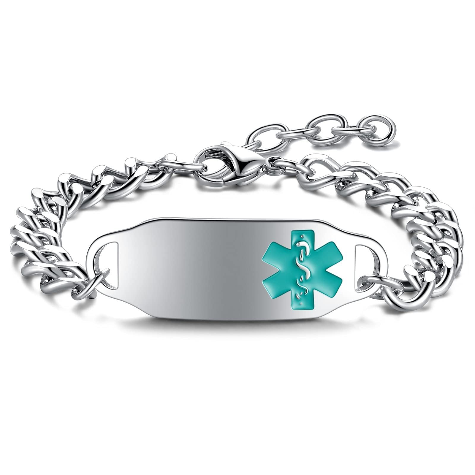 Wholesale stainless steel medical alert bracelet