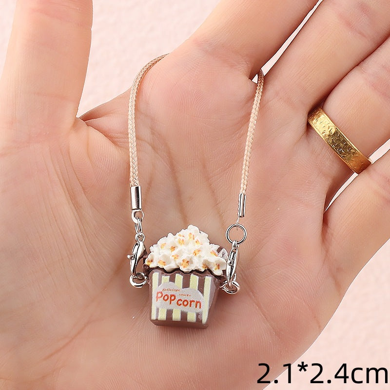 Wholesale Cute cartoon mini popcorn doll accessories