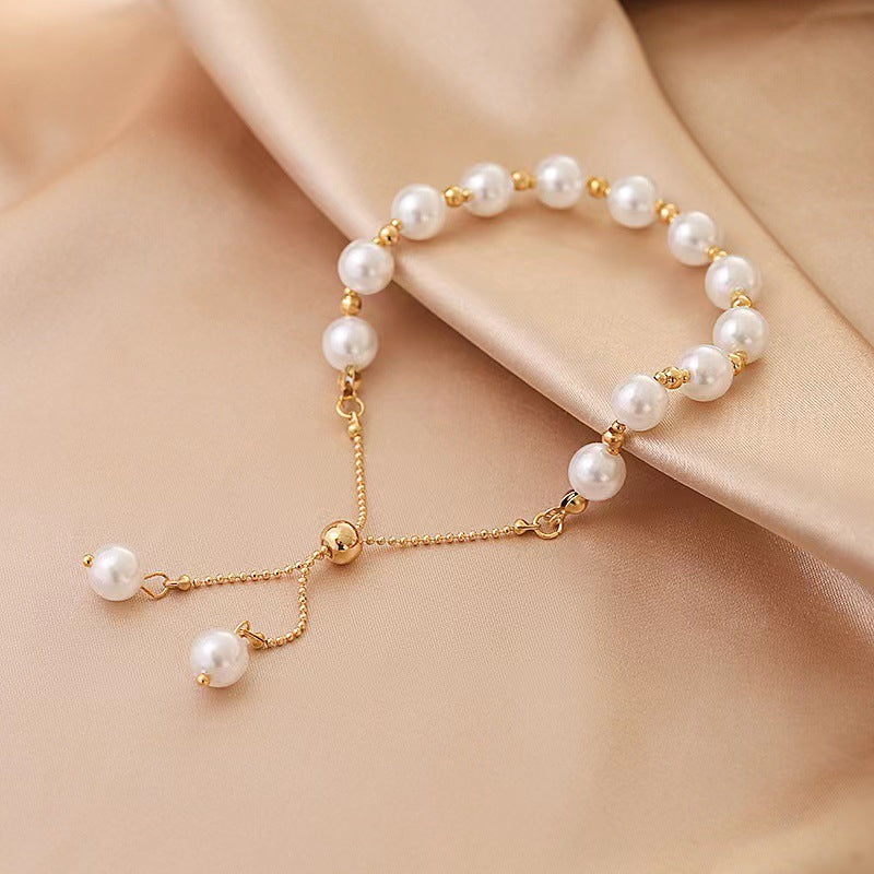 Wholesale  Pearl niche fairy gentle style  bracelet