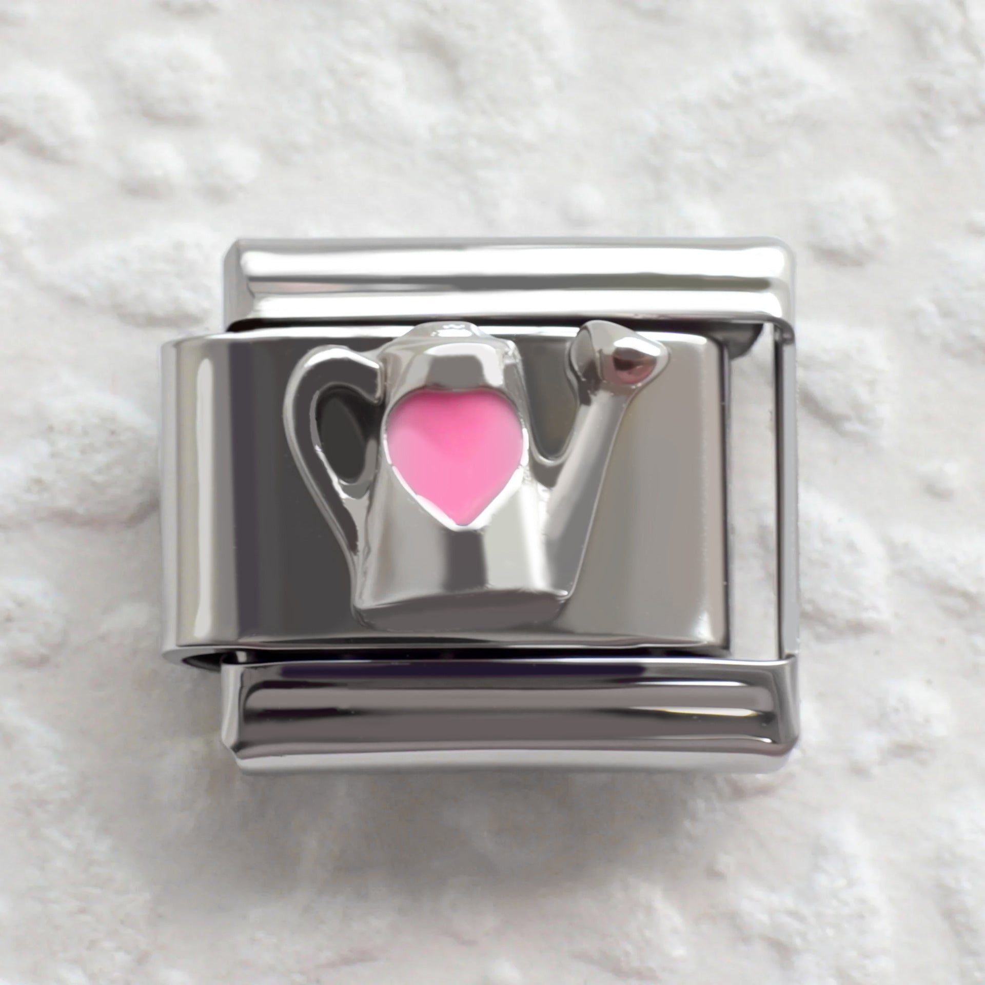 Wholesale  5pcs Italian Charm Bracelet 9mm DIY Splicing Animal Pearl Stainless Steel Composable Bracelet