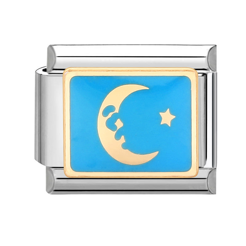 Wholesale Italian Charm Bracelet 9mm DIY Splicing Marine Elements Stainless Steel Composable Bracelet