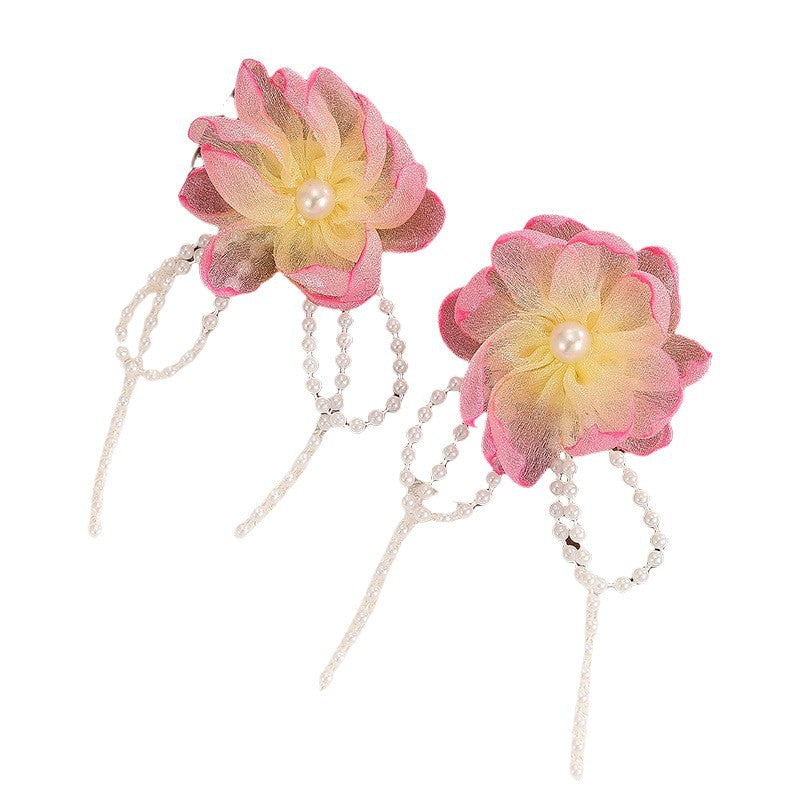 Wholesale  Flower Pearl Earrings