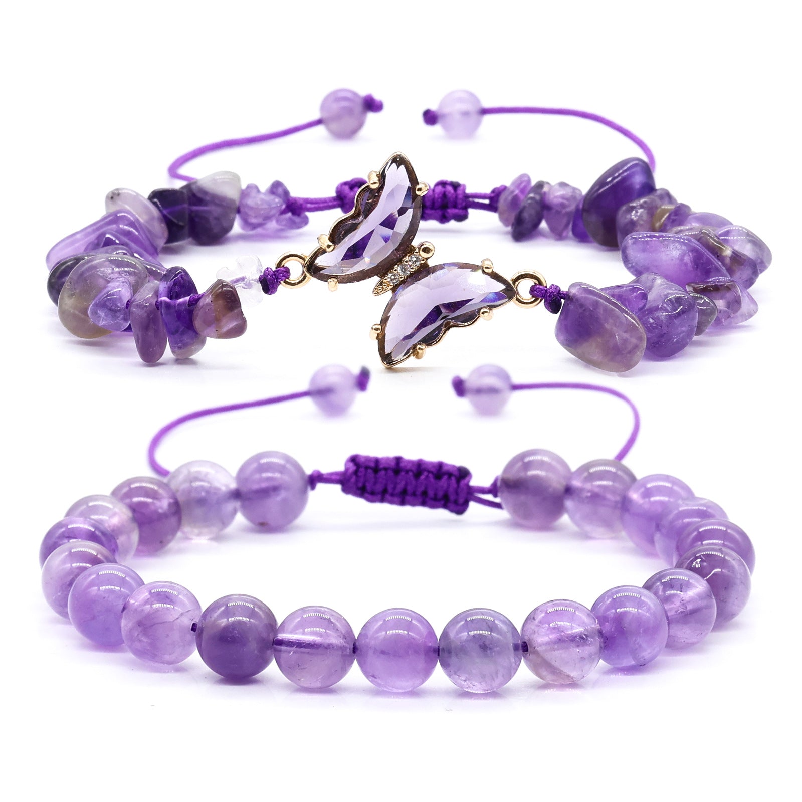 Wholesale Irregular Stone Crystal Bracelet