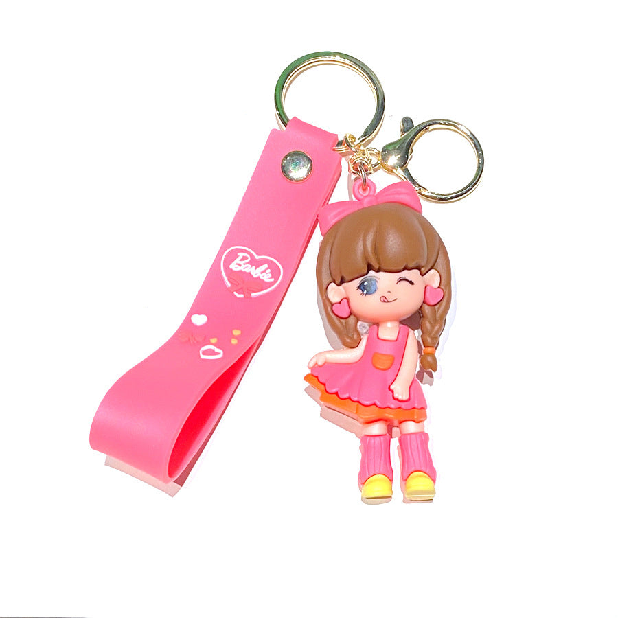 Wholesale Cartoon Dancing Little Girl Cute Keychain Creative Keychain ACC-KC-Gongz001