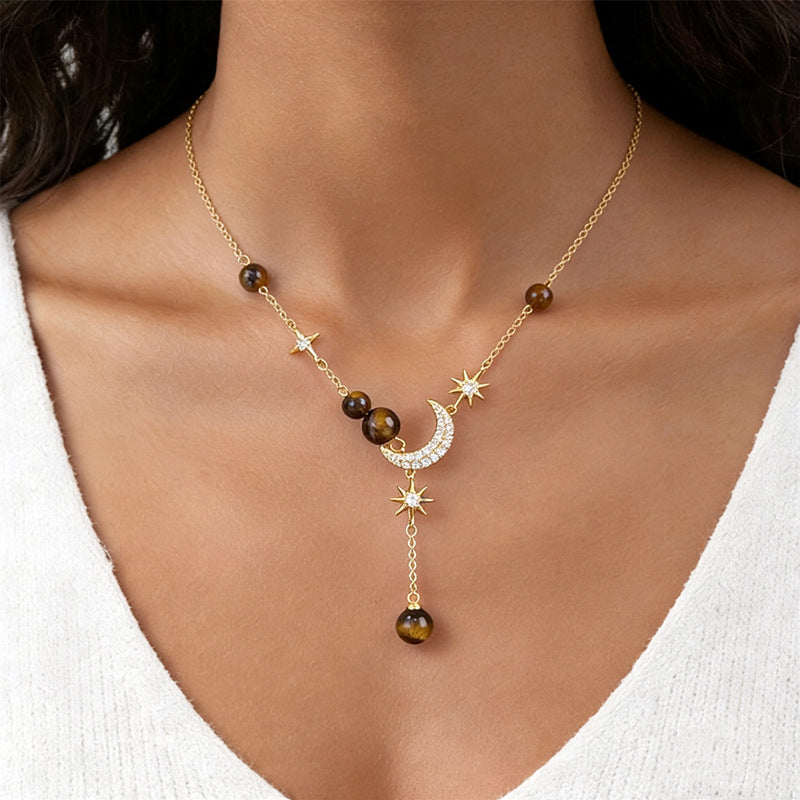 Wholesale Contion Design Alloy Pendant Clavicle Necklace Trendy Everyday Wear Jewelry Accessory