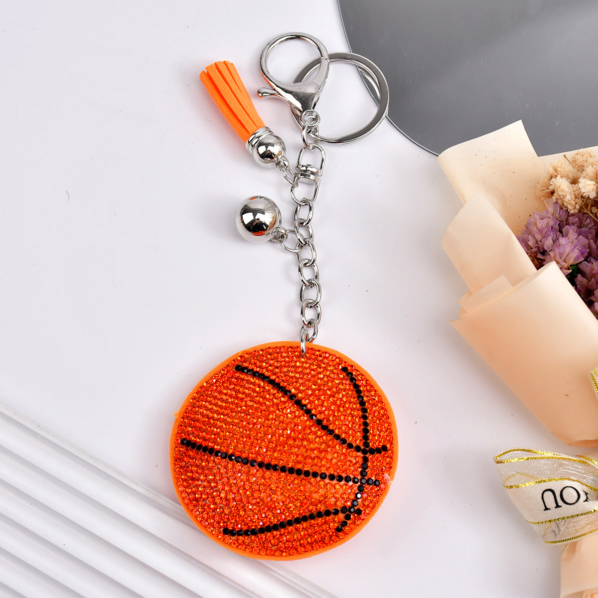 Wholesale creative  diamond keychain