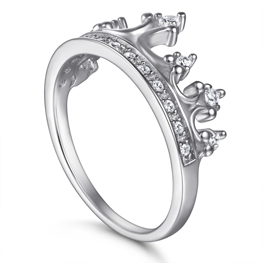Wholesale 925 sterling silver crown ring
