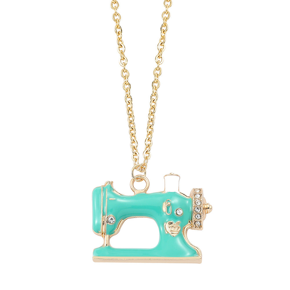 Wholesale sewing machine pendant necklace