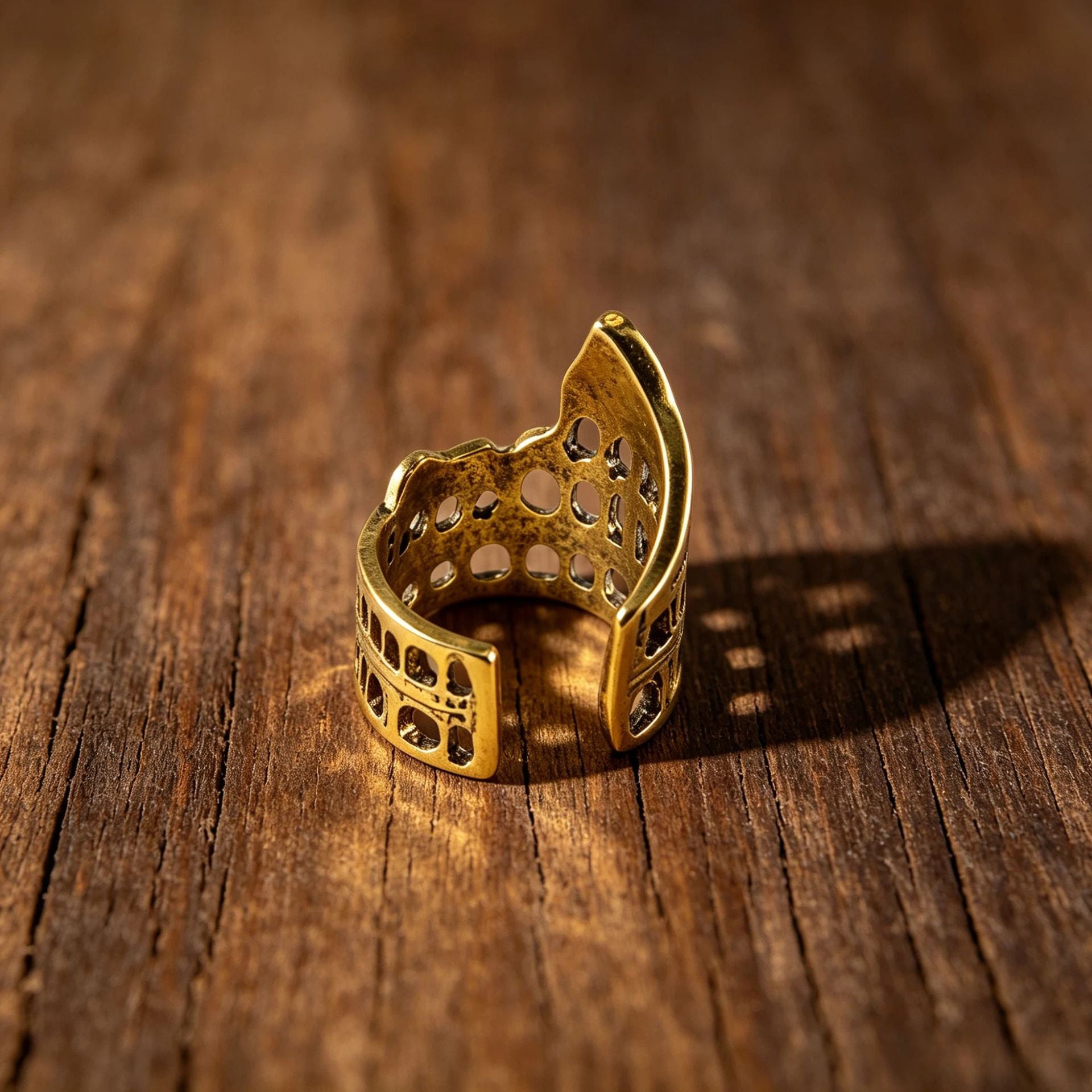 Wholesale Trendy Roman Colosseum Open Ring Zinc Alloy Vintage Souvenir Jewelry Accessory For Everyday Wear
