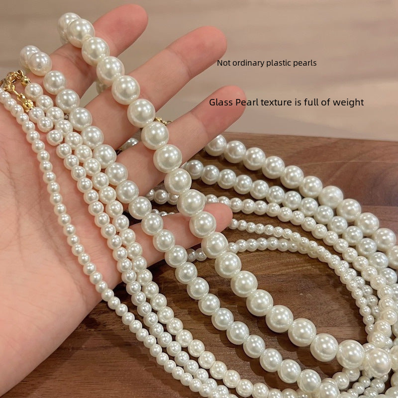 Wholesale Pearl Necklace Light Luxury Clavicle Chain