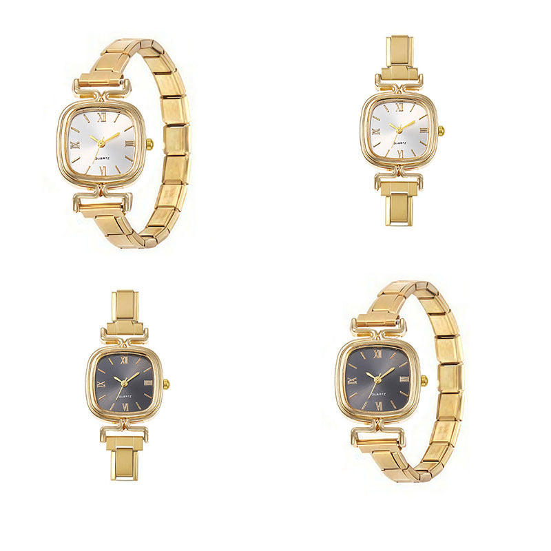Wholesale Fashion Square Quartz Watch Simple Ins Style Women' s Student Casual Gift