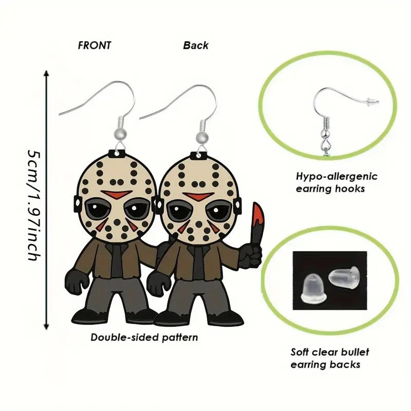Wholesale Horror  Acrylic Earrings Hanging  Decoration Earrings