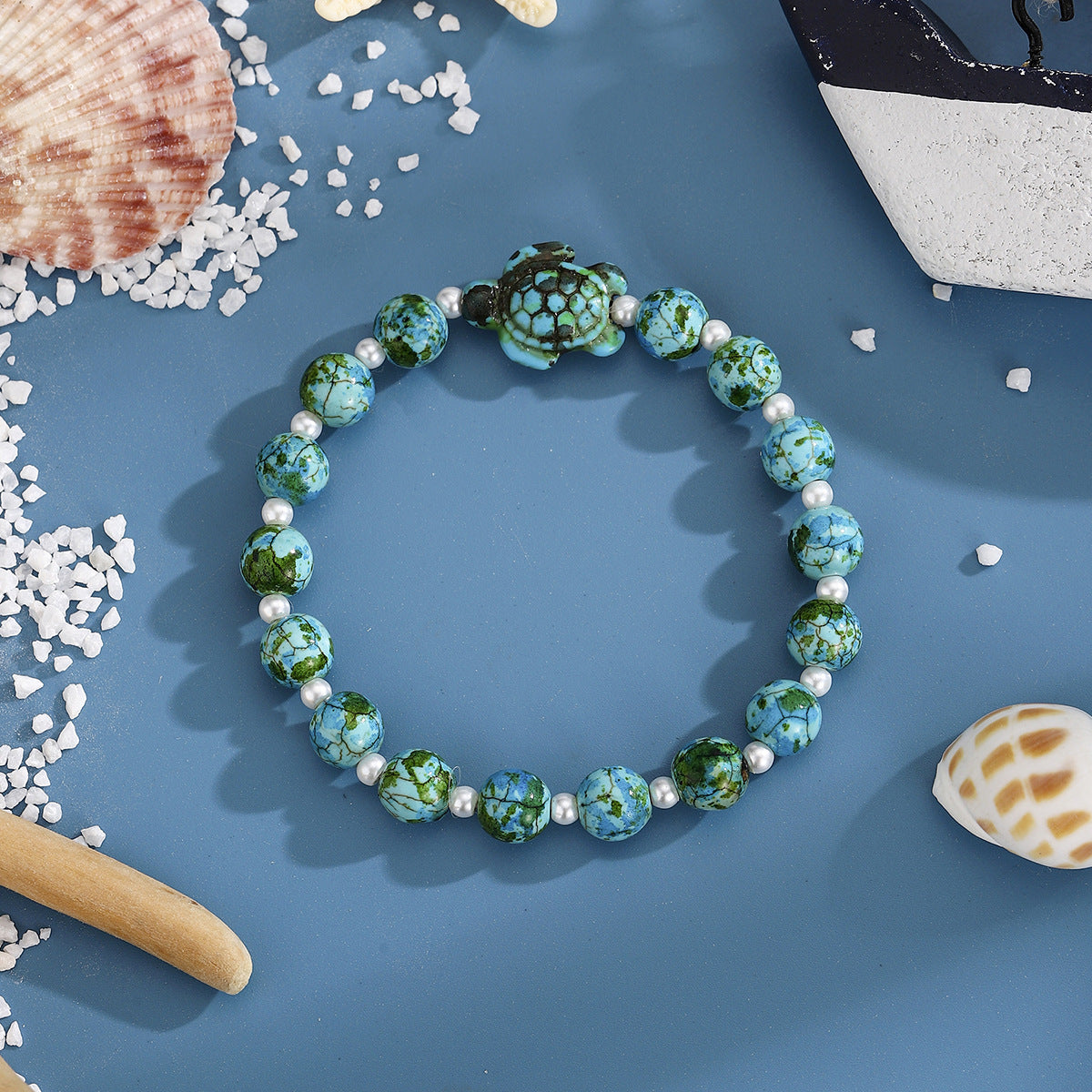 Wholesale Turquoise Turtle  Bohemian Beach Bracelet