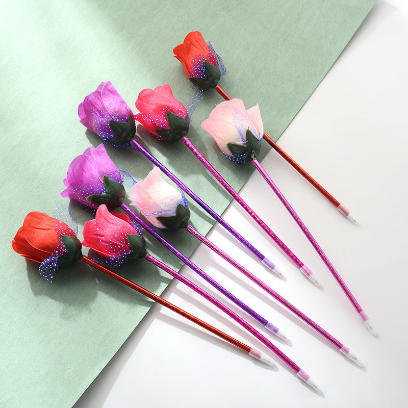 Wholesale Rose ballpoint pen flower signature pen
