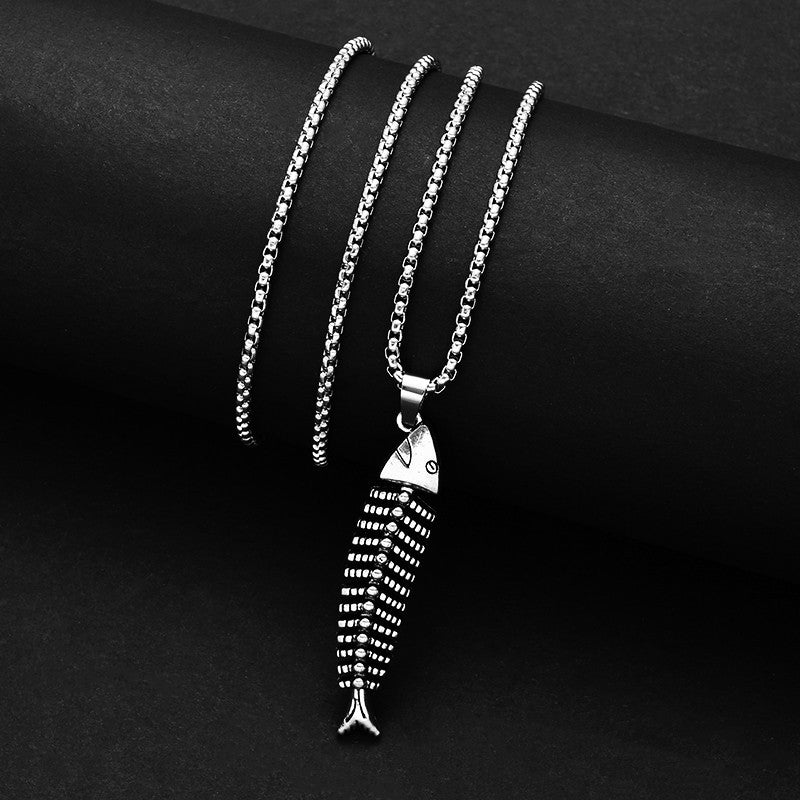 Wholesale Titanium Steel Men's Long Sweater Chain