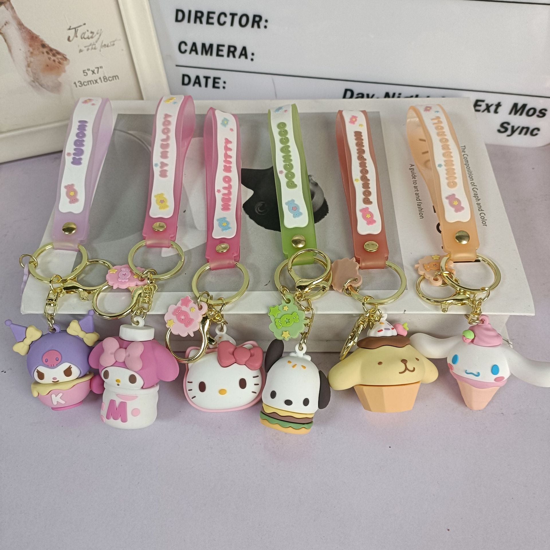 Wholesale Cartoon Cute Silicone Keychains ACCVIP-KC-MingTian002