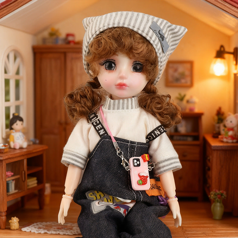 Wholesale Christmas-themed crossbody mini cartoon doll ornaments