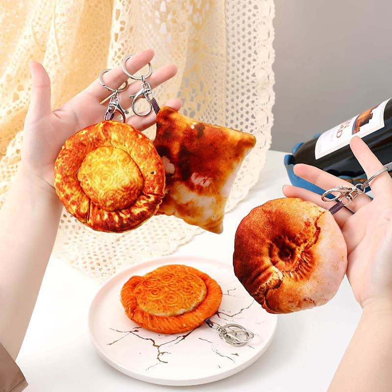 Wholesale Pancake Roasted Nang Plush Keychain ACC-KC-XiaW003