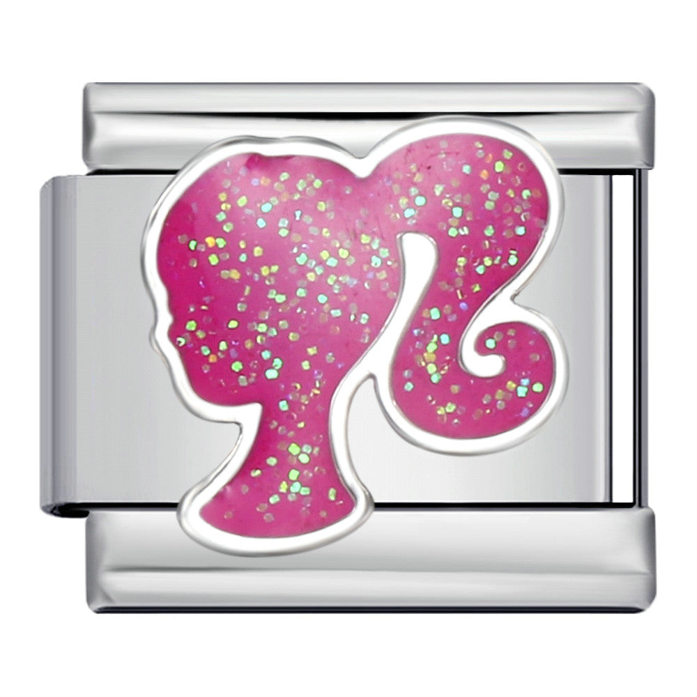 Wholesale Italian Module Bracelet Titanium Steel Welding Oil Dropping DIY Charms