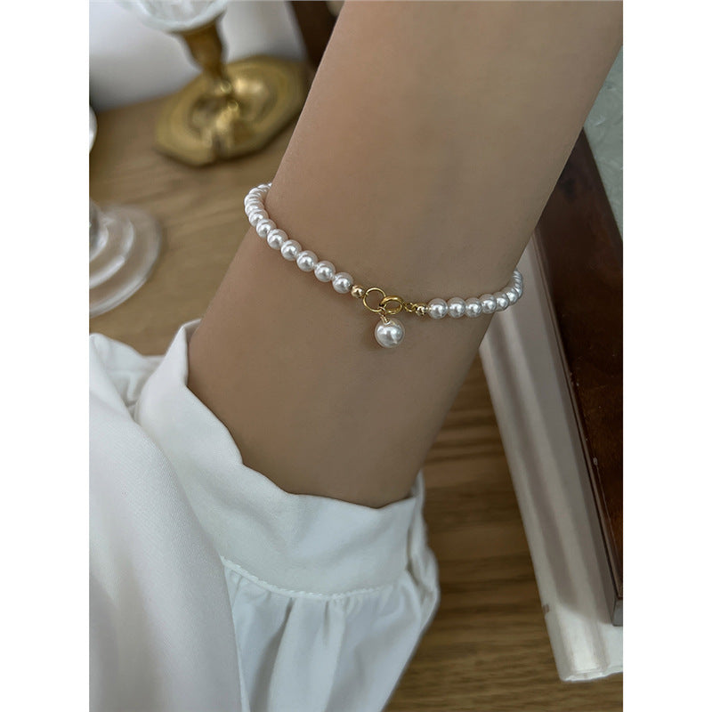 Wholesale  round pearl simple bracelet
