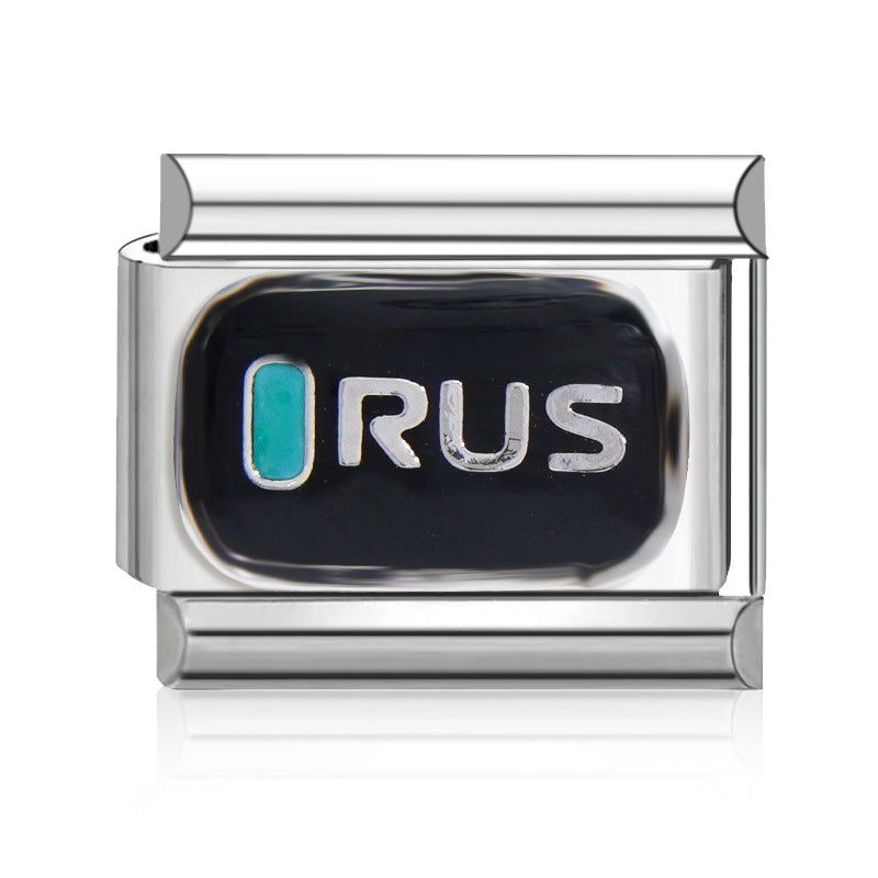 Wholesale Italian Charm Bracelet 9mm DIY Splicing Cute Creative Stainless Steel Composable Bracelet