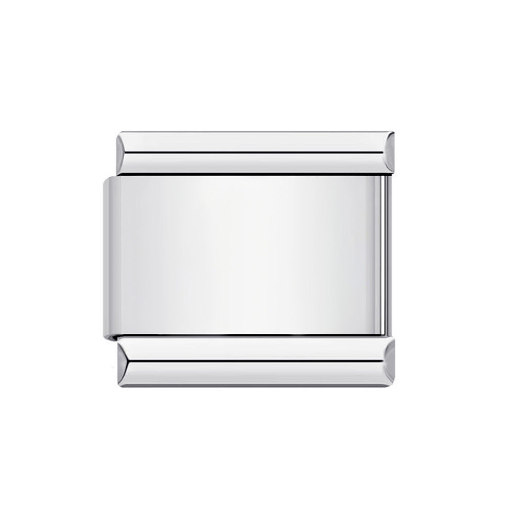 Wholesale Italian Charm Bracelet 9mm DIY Splicing Removable Gold Plated Oil Drop Cartoon Stainless Steel Composable Bracelet