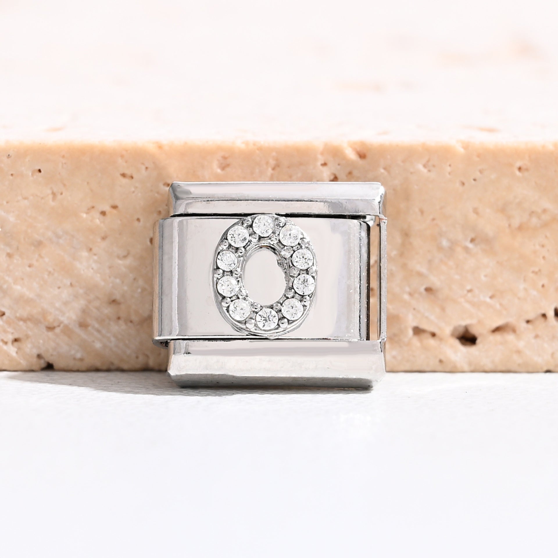 Wholesale 9mm Italian Charm Starter Bracelets DIY Letter Stainless Steel Composable Bracelet