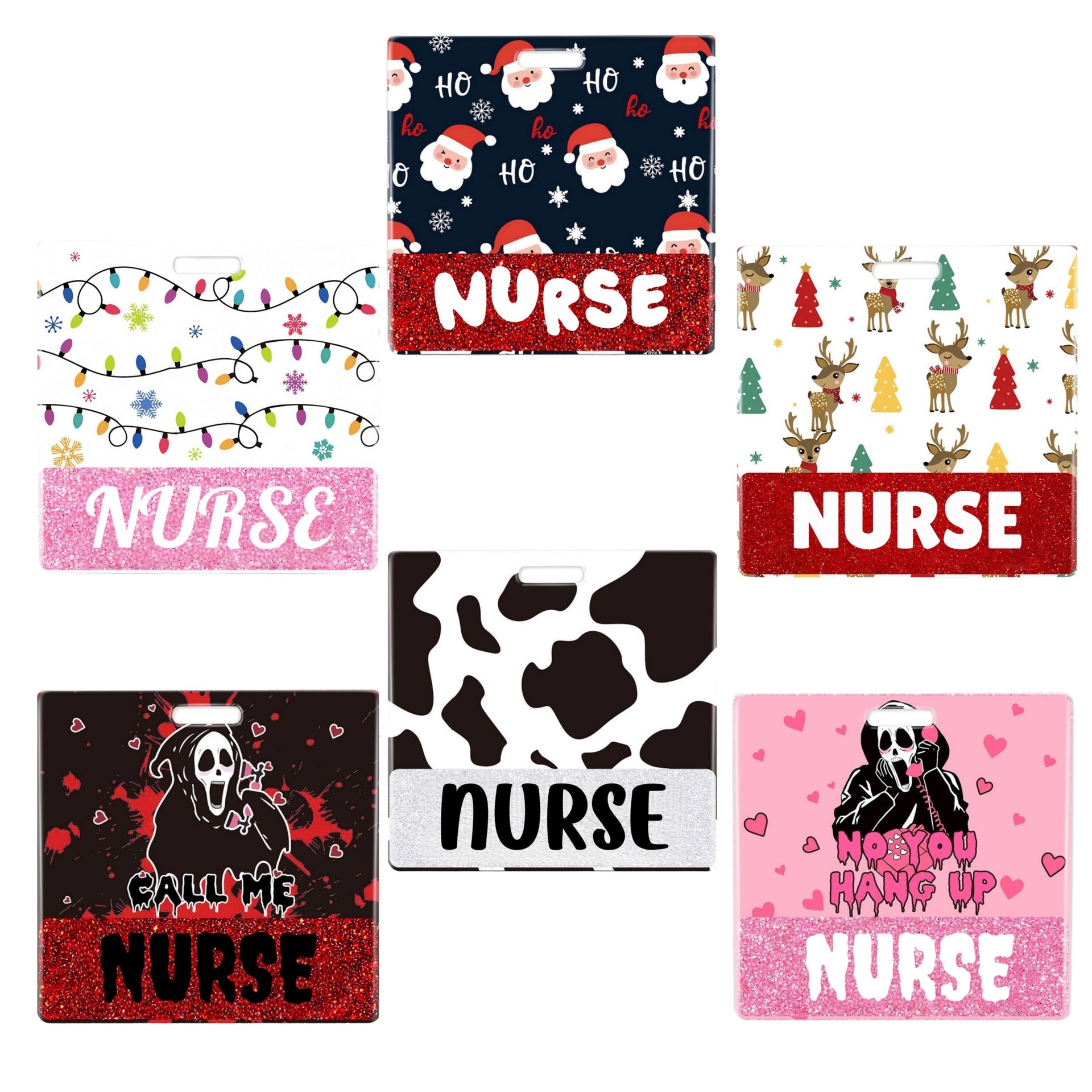 Wholesale 10pcs DIY Flatback personalized   Acrylic Flatback Badge Reels Retractable Keychain DIY Accessories