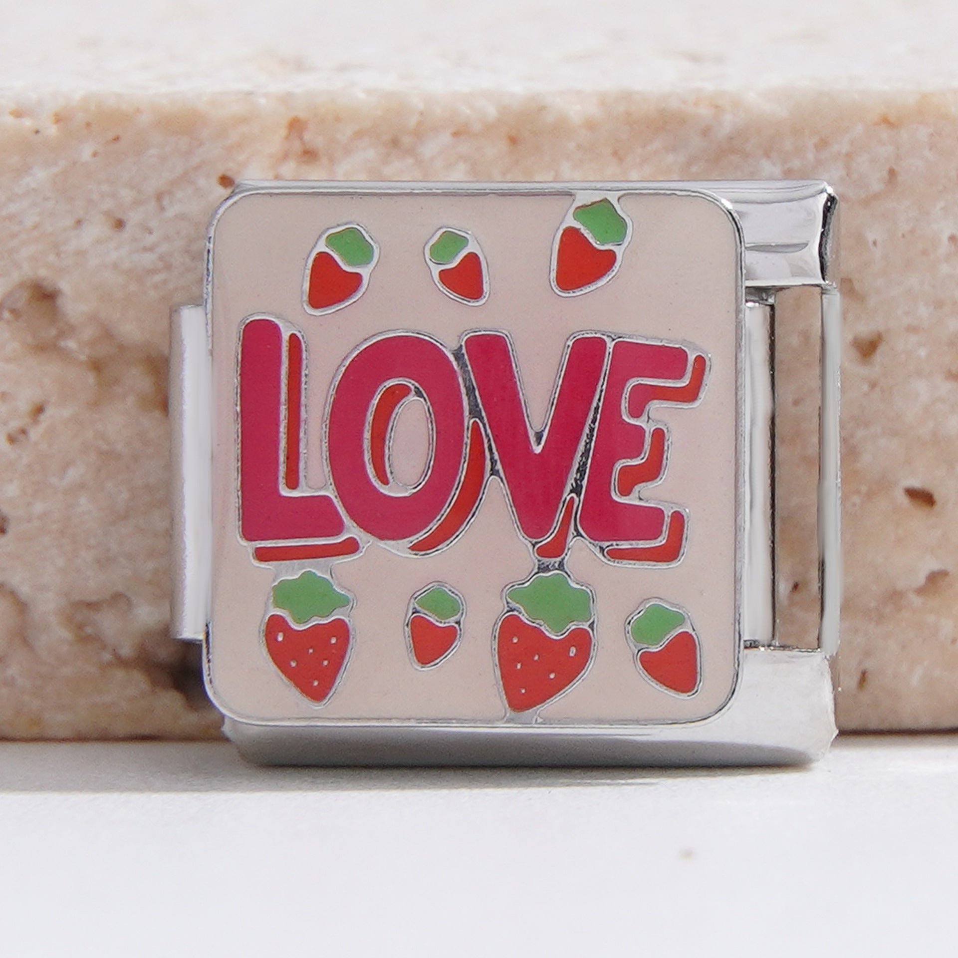 Wholesale Italian Charm Bracelet 9mm DIY Splicing Creative Pattern Stainless Steel Composable Bracelet