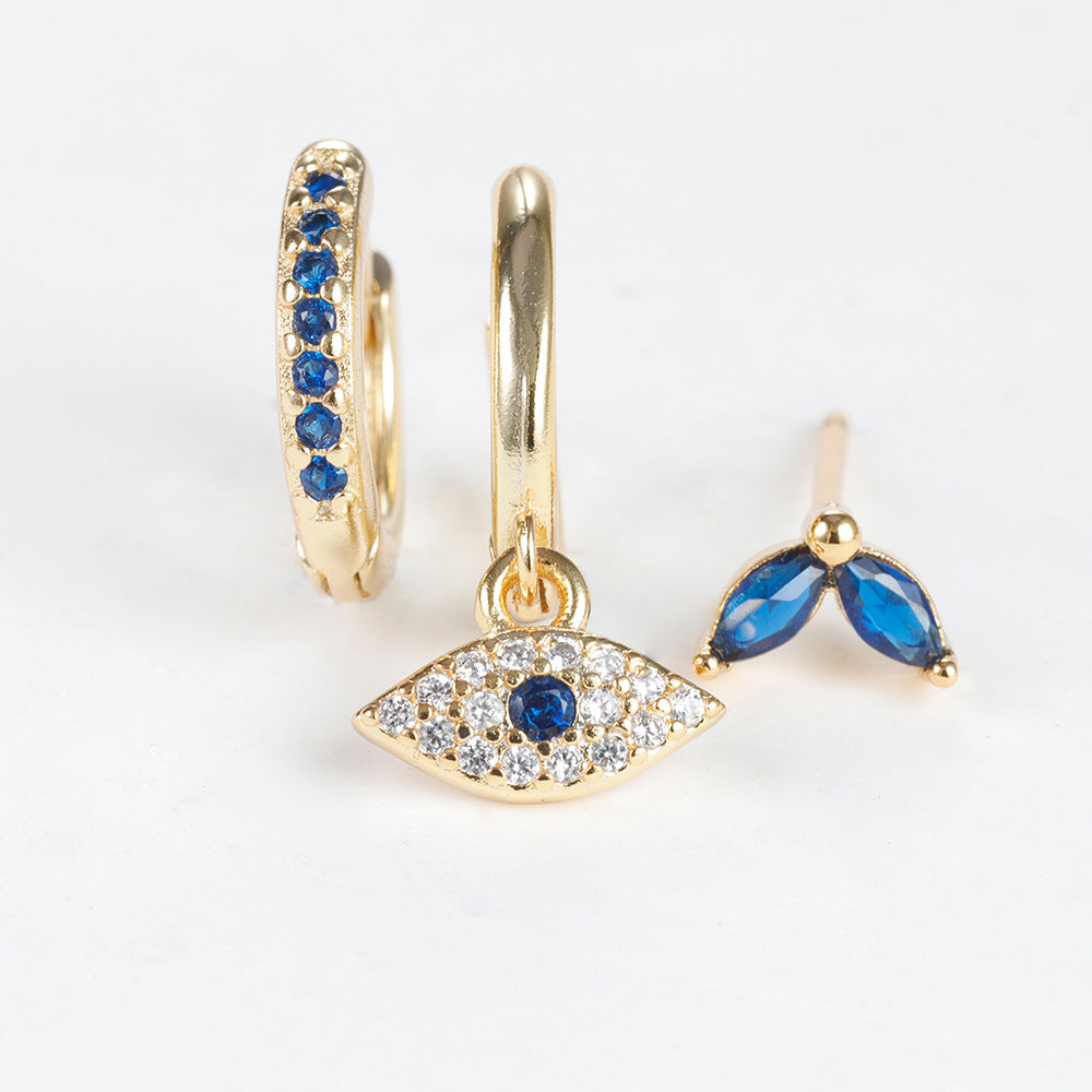 Wholesale Evil Eye Earring Set