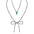 Wholesale Pearl Bow Western Lightning Cowboy Girl Necklace