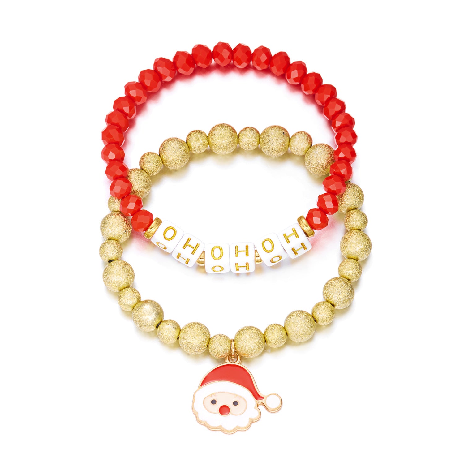 Wholesale Christmas Santa Christmas tree crutches bracelet