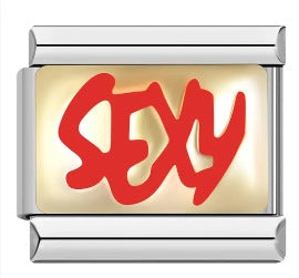 Wholesale  10pcs Italian Charm Bracelet 9mm DIY Splicing Pink Elements Stainless Steel Composable Bracelet