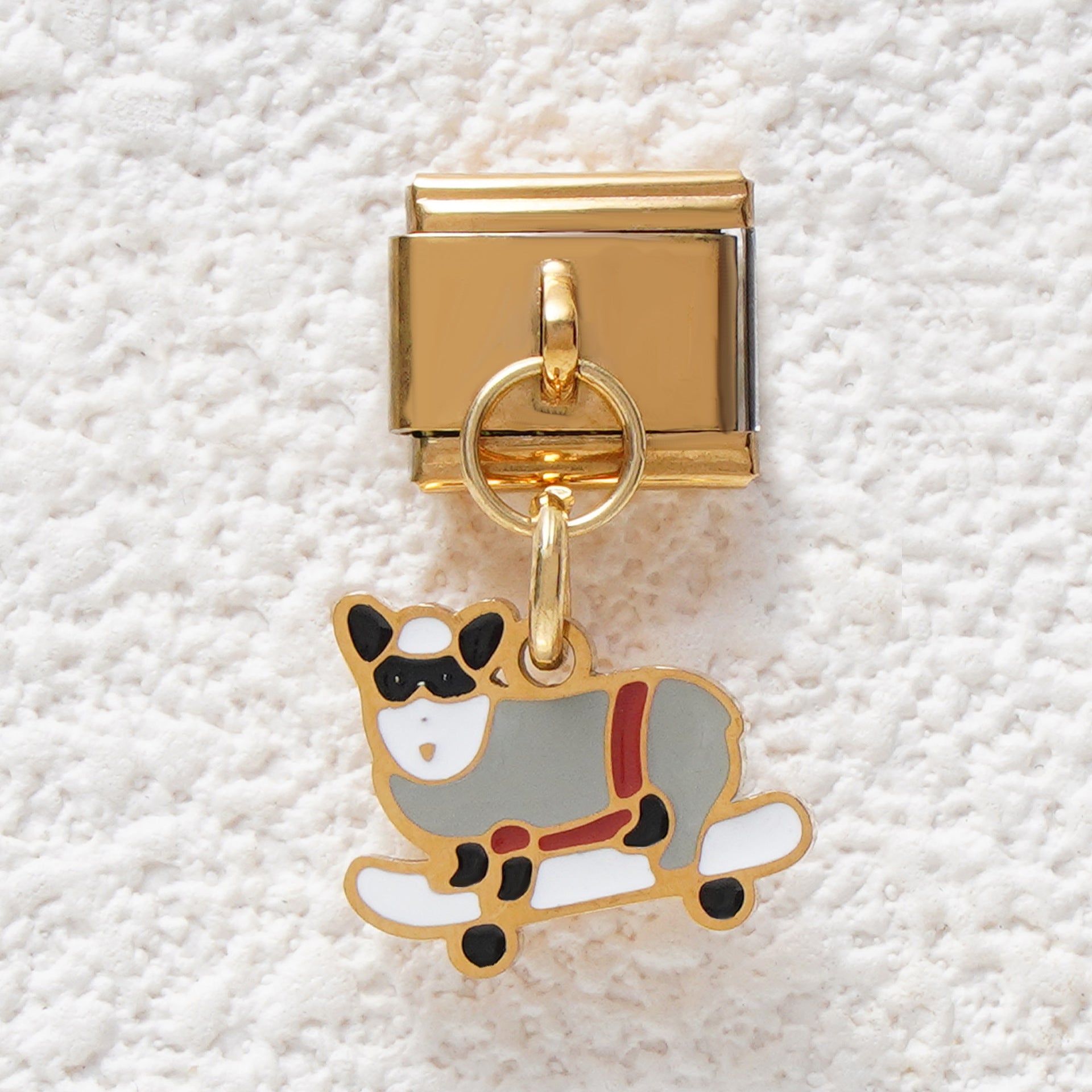 Wholesale Italian Charm Bracelet 9mm DIY Splicing Creative Pattern Pendant Stainless Steel Composable Bracelet