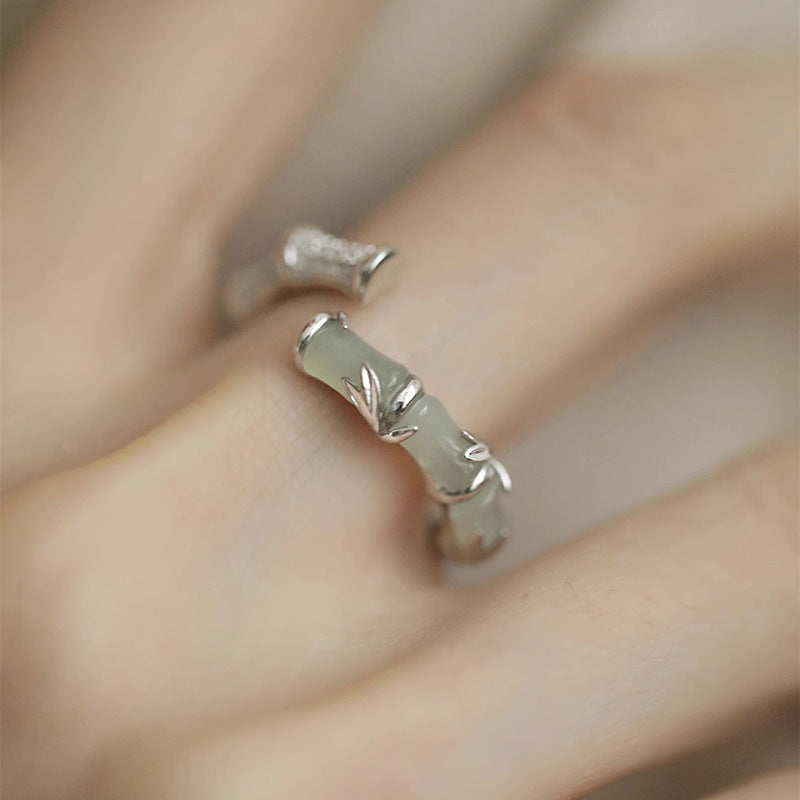 Wholesale Bamboo Ring Copper Open Adjustable Rings ACC-RS-LiuYing004