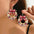 Wholesale  Christmas Cookie Wreath Acrylic Earrings